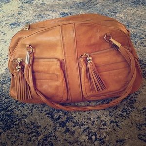 Tre Vero genuine leather shoulder bag